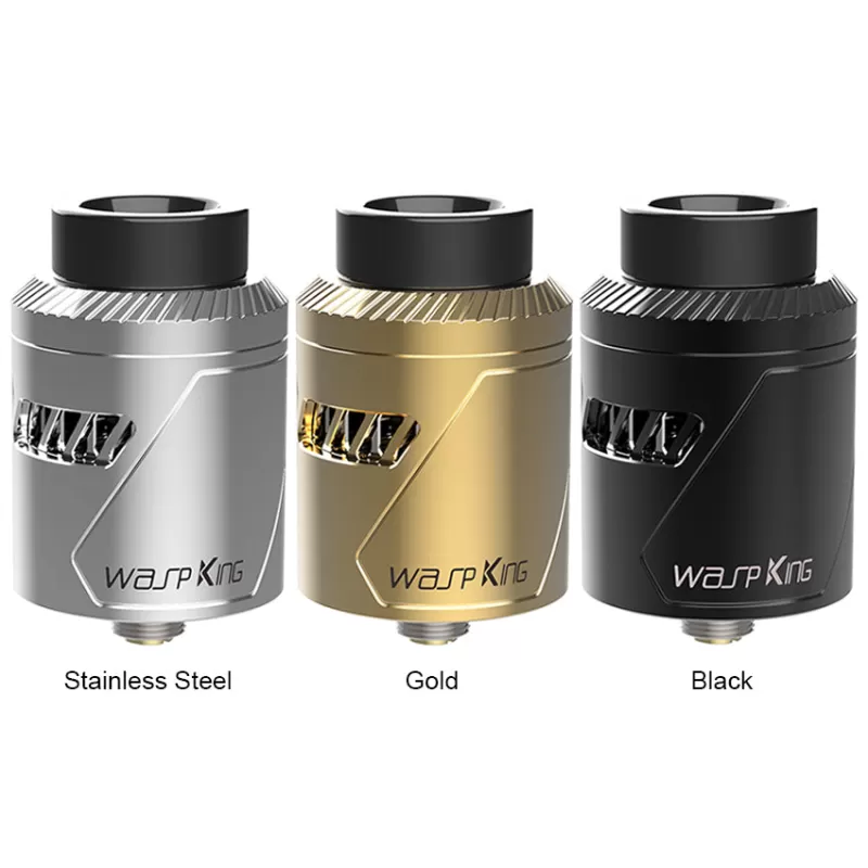 Oumier Wasp King RDA Atomizer 24mm - Black - Image 2