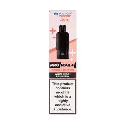 White Peach Raspberry Pro Max Plus Prefilled Pod + Refill by Hayati - Vapesuperstore Co