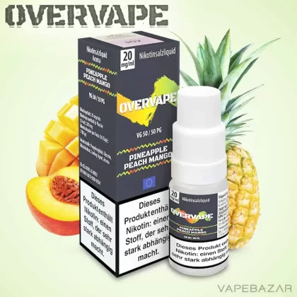 Overvape Nikotinsalz Liquid – Pineapple Peach Mango - Vapebazar
