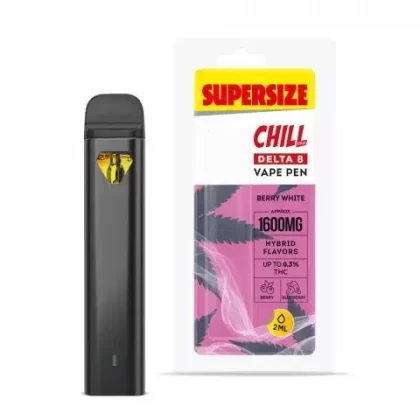 Berry White Strain Vape – Delta 8 THC Disposable Chill 1600mg