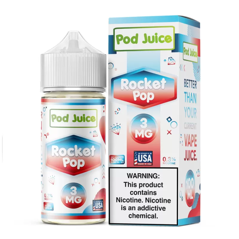 Pod Juice - Rocket Pop - 100ML E-Liquid - 0MG