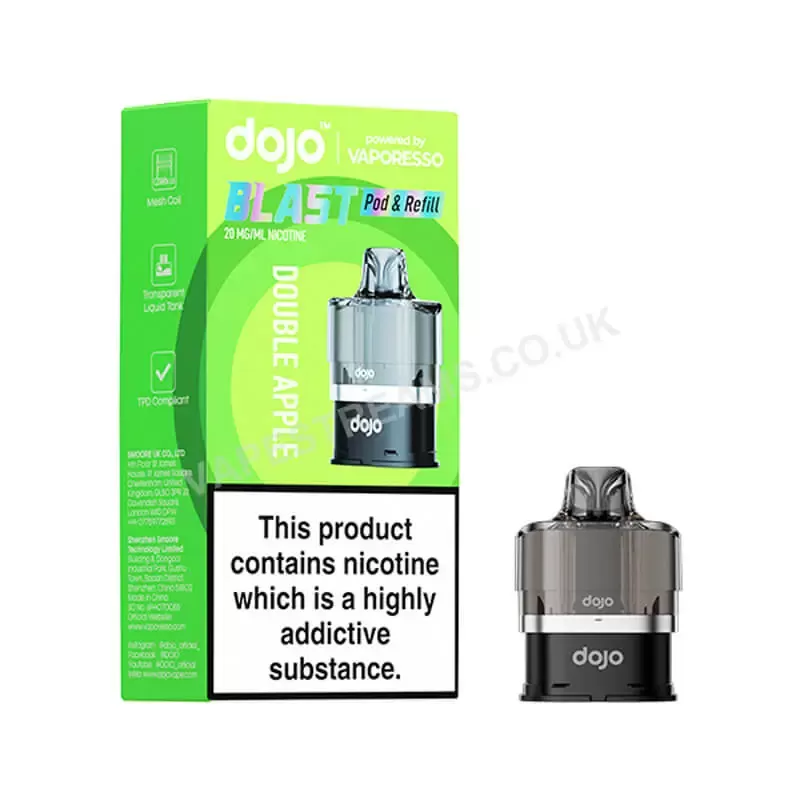 Vaporesso Dojo Blast 6000 Double Apple Prefilled Pods - Vapestreams Co