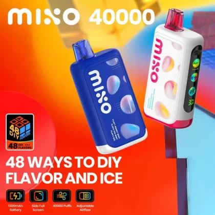 FreeMax MIXO 40,000 Puff Disposable Vape - Apple/Grape Ice, Green Apple/Red Apple Ice (E8C483)