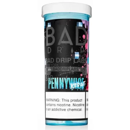 PENNYWISE ICED OUT E LIQUID BY BAD DRIP – CLOWN 50ML 80VG