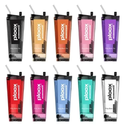 Ploox X Party Shisha Cup - colors#Black>Gold>Orange>Pink>Tiffany Blue>Transparent