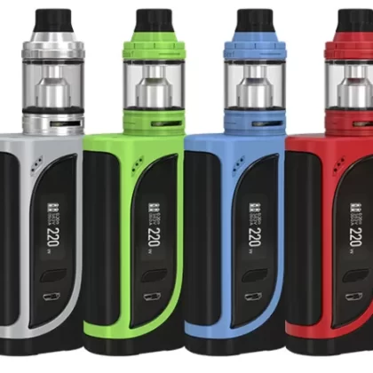 Eleaf iKonn 220 220W TC Kit with ELLO Tank (4ML) - Full Black / 2ml