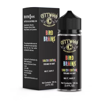 Cuttwood Bird Brains 100ml Vape Juice - 1 x 18mg Nic Shot