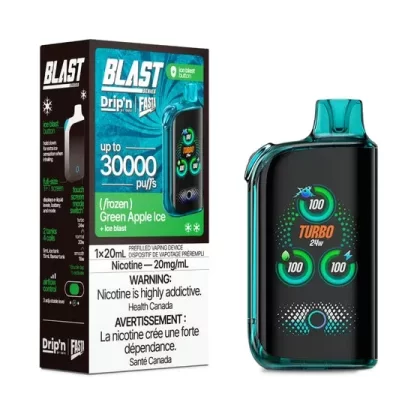 Drip’n by Envi x Fasta Blast 30K Disposable – Green Apple Ice