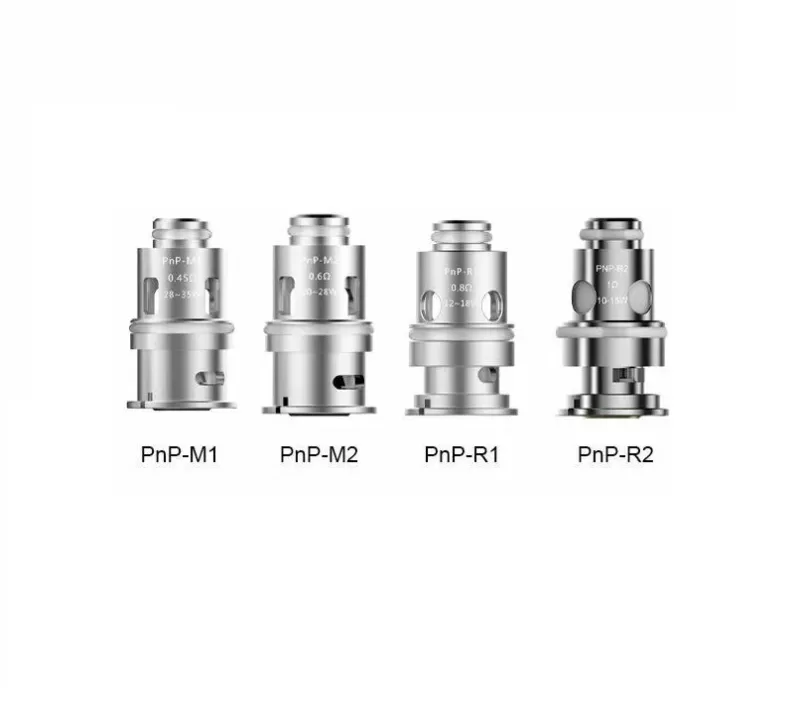 VooPoo PnP M1 Mesh, PnP R1 PnP R2 PnP M2 Pack of 5x Replacement Coils Head