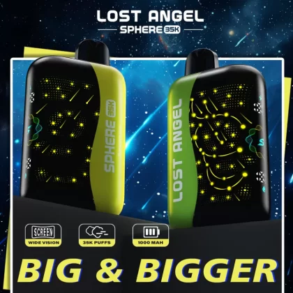 Lost Angel SPHERE 35K Disposable Device – 35000 Puffs - Blue Razz Ice