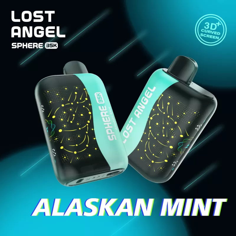 Lost Angel SPHERE 35K Disposable Device – 35000 Puffs - Blue Razz Ice - Image 2