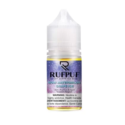 RUFPUF Wow Watermelon Grape Ice 30ML (20, 35, 50mg) - Vape Product, Vape Product