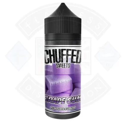 Chuffed Sweets – Grape Gum 0mg 100ml Shortfill E-Liquid - Eliquidsupply