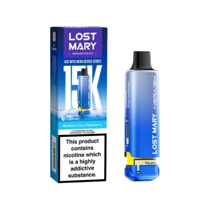 Blueberry Sour Raspberry Lost Mary NERA15K Refill Pack - 20mg - Vape Product