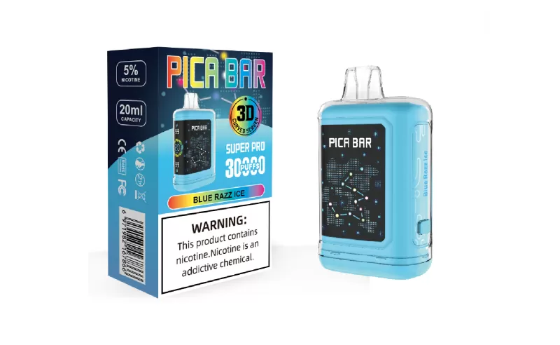 PICA BAR Super Pro 30K Puff Disposable Device - 30000 Puffs - Blackberry Ice - Image 3