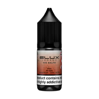 Cola Nic Salt by Elux 10ml - 20mg - Vape Product (D02EF3)