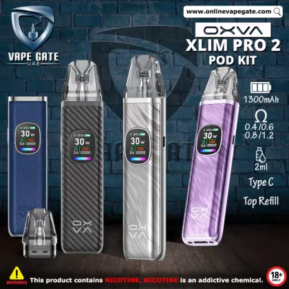 OXVA Xlim Pro 2 Pod Kit - Platinum Black