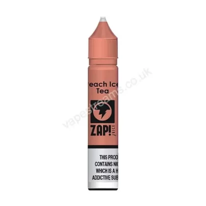 Peach Ice Tea Nicotine Salt E-Liquid by Zap! - Vapestreams Co