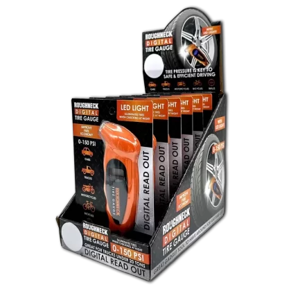 Small Digital Tire Gauge – 6 Pieces Per Retail Ready Display 23774