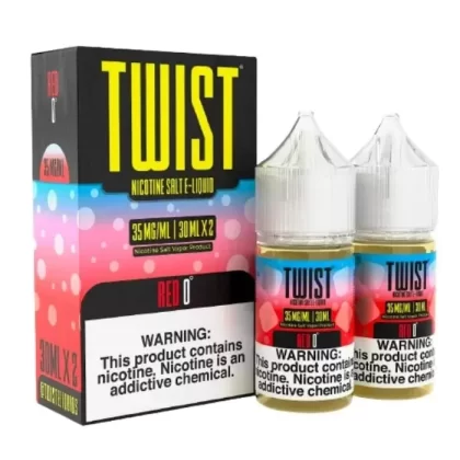 Red No.0 Nicotine Salt by Twist E-Liquids - Size#60ml~Nicotine#35MG>50MG