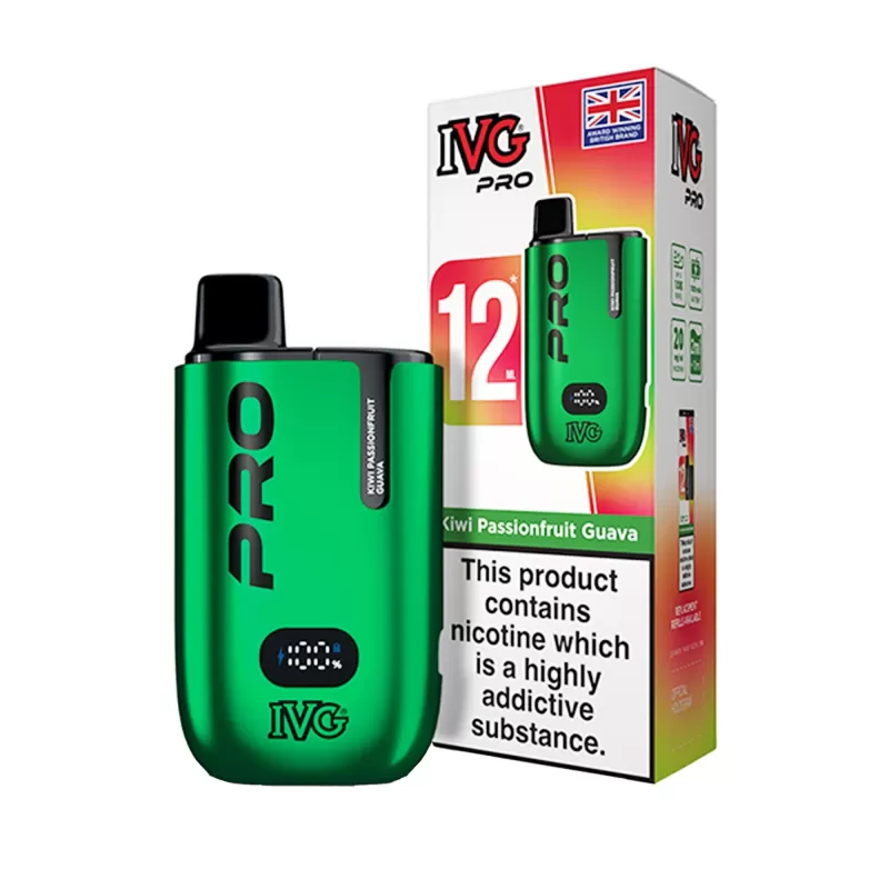 IVG Pro 12 Vape Kit - Grape Ice - Image 2