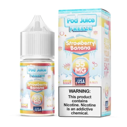 Pod Juice FREEZE - Strawberry Banana - 30ML E-Liquid