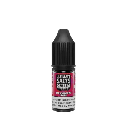 Ultimate Salts Chilled Strawberry Pom Nic Salt E-Liquid 10ml