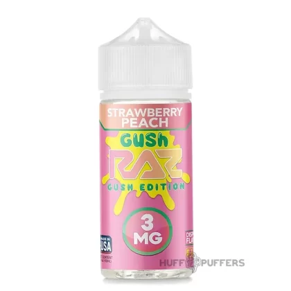 Pod Juice X Raz – Strawberry Peach Gush 100mL - Vape Product, Vape Product (7744AA)
