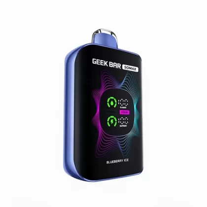 Geek Bar Somax 80K Dual Tank Disposable Vape - Blueberry Ice, Cool Mint; Vape Product