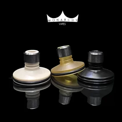 Knurled Hybrid Cap Black/DLC Tip – Monarchy