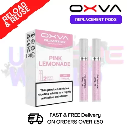 Pink Lemonade Oxva SlimStick Prefilled Pod Cartridges – £3.89