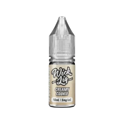 Wick Liq Bar Salt Creamy Cookie Nic Salt E-Liquid - Nicotine Strength#20mg>10mg>5mg (DC9E2E) (DC9E2E)