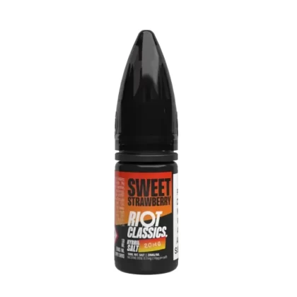 Sweet Strawberry Hybrid Salt E-Liquid by Riot Squad (10ml) - 20mg