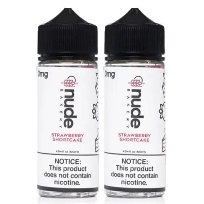 Nude Bakery Strawberry Shortcake 2 Bottle Bundle - Vape Product, Vape Product