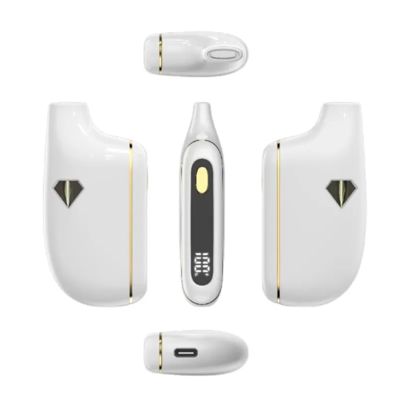 Fler Quadra Oil Dispo Vape (Empty) 4mL with Screen - Discountvapepen - Image 3