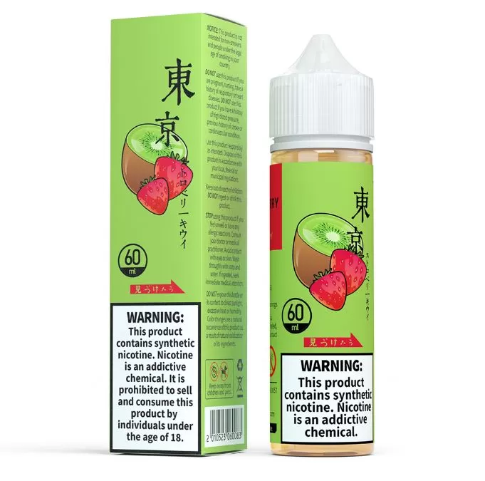 Tokyo Iced Strawberry Kiwi E Liquid - 6 mg / 60 ml - Image 2