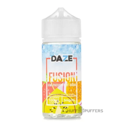 Daze Fusion – Kiwi Passionfruit Guava Iced 100mL - Nicotine Strength#0mg>3mg>6mg