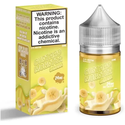 Custard Monster Salt Nic Premium E-Liquid 30ml - Blackberry Custard / 48mg