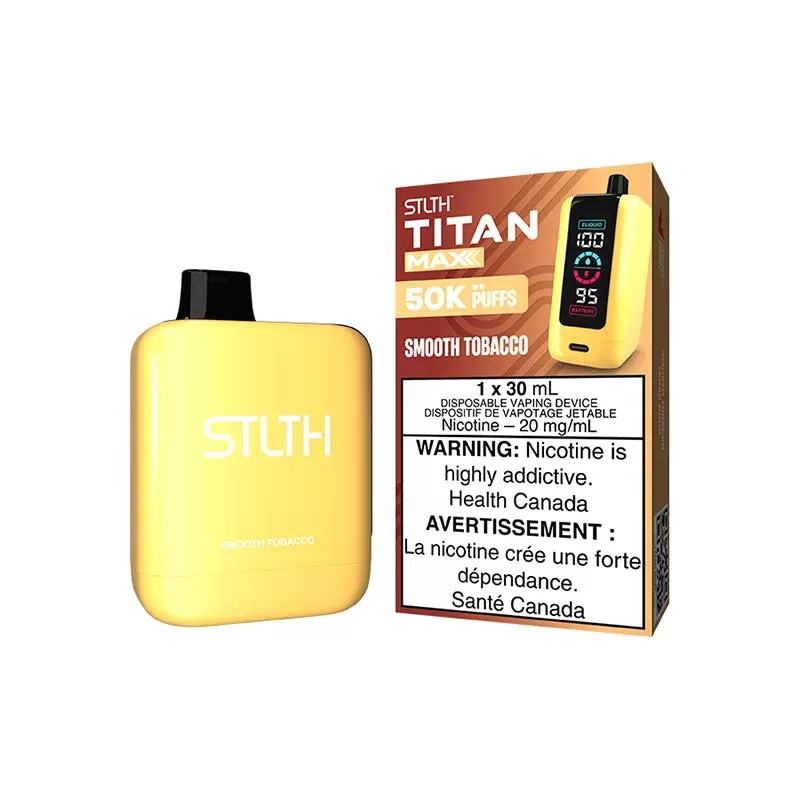 STLTH Titan Max (50K) Smooth Tobacco Disposable Vape