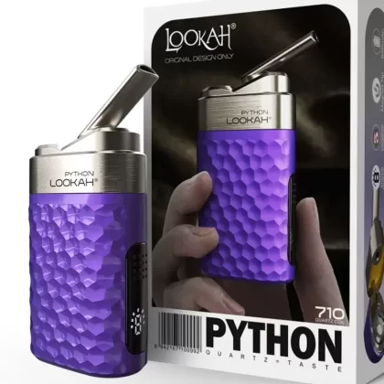 Lookah Python Vaporizer Kit - Black, Purple (E45300)