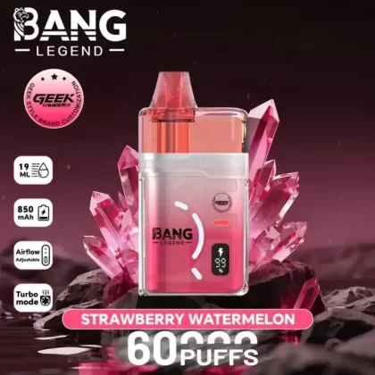 Bang Legend Geek 60K | adjustable airflow & turbo mode, 60000 puffs, high-capacity, disposable vape - Aiviouvapes