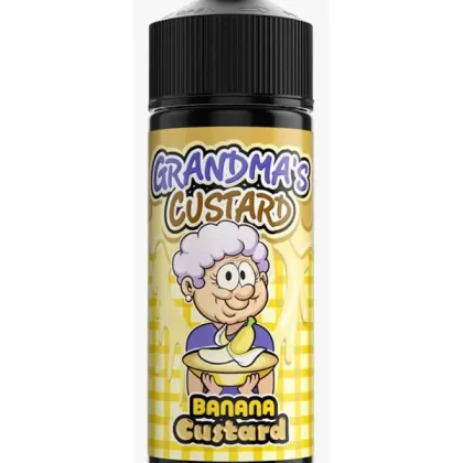 Grannies Custard Banana Custard E-Liquid 120ml - 3mg