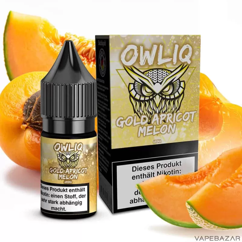 Owliq Liquid – Gold Apricot Melon - Vapebazar