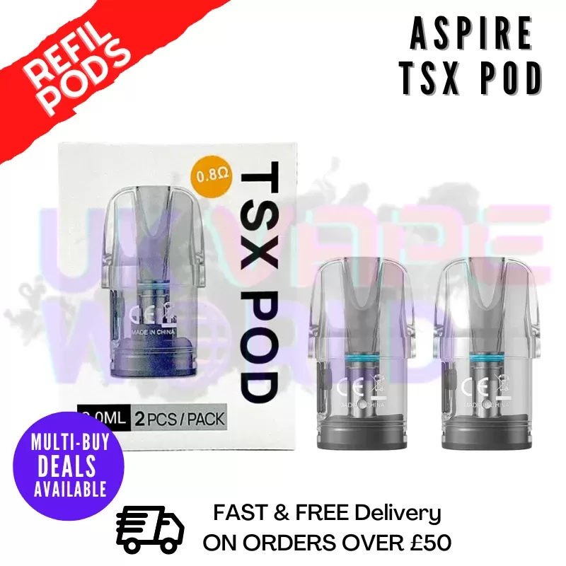 Aspire Cyber S Replacement Pod ( TSX ) – £4.39