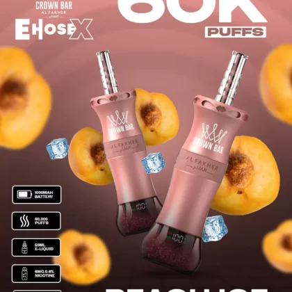 Al Fakher Vape CrownBar 60000 - Peach Ice
