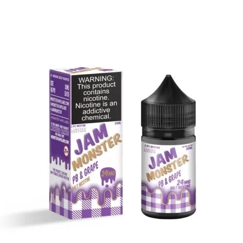 PB&Jam Monster Salt E-Liquid – Grape 30ml