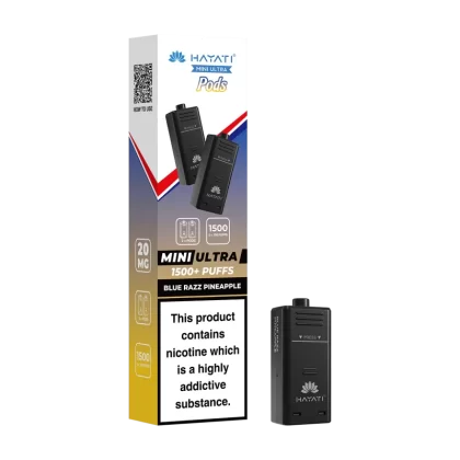 Blue Razz Pineapple Hayati Mini Ultra Refill Pack - 20mg - Vape Product