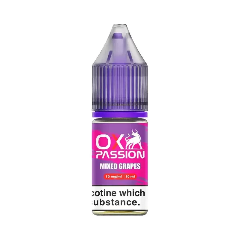OXVA OX Passion Mixed Grapes E Liquid 10ml - Nicotine Strength#20mg>10mg