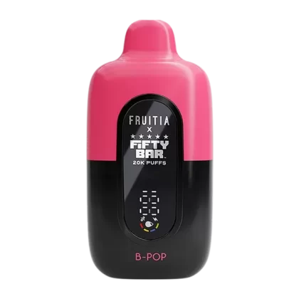 B-Pop FRUITIA X Fifty Bar 20K - Nicotine#50mg~Size#Single>5 Pack