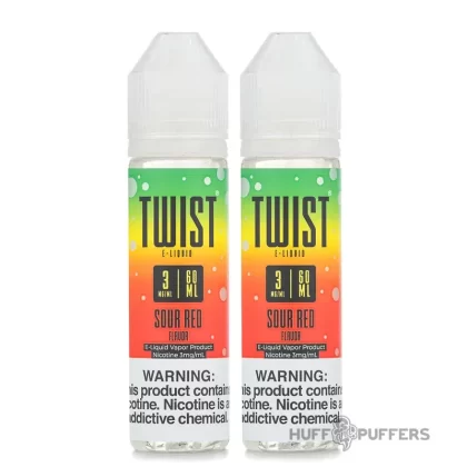 Twist E-Liquids – Sour Red (Sweet & Sour) 120mL - Nicotine Strength#0mg>3mg>6mg